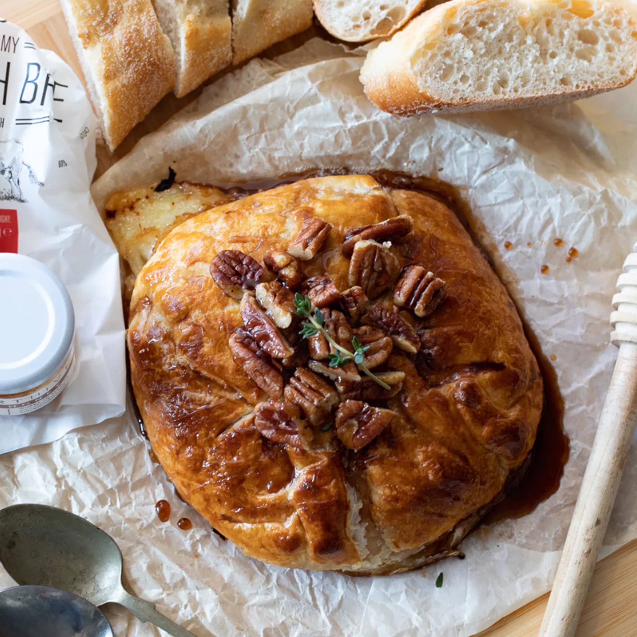 Shorthive Chai Honey Baked Brie