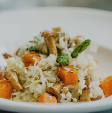 Screaming Seeds Pumpkin and Mushroom Risotto