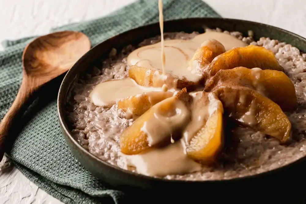 Chai Addict's Chai Rice Pudding with Caramelised Apples
