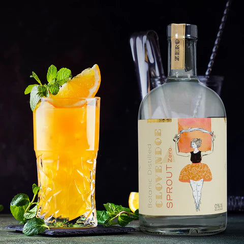 Citrus Bloom cocktail featuring Clovendoe SPROUT ZERO