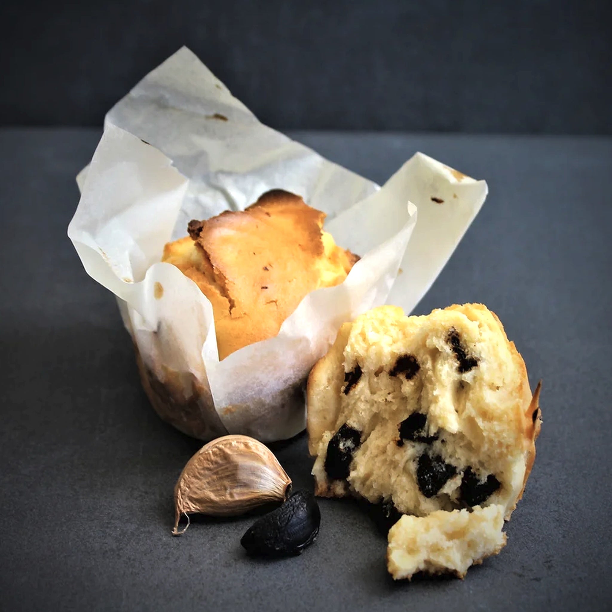 Springmount Sweet Black Garlic Muffins