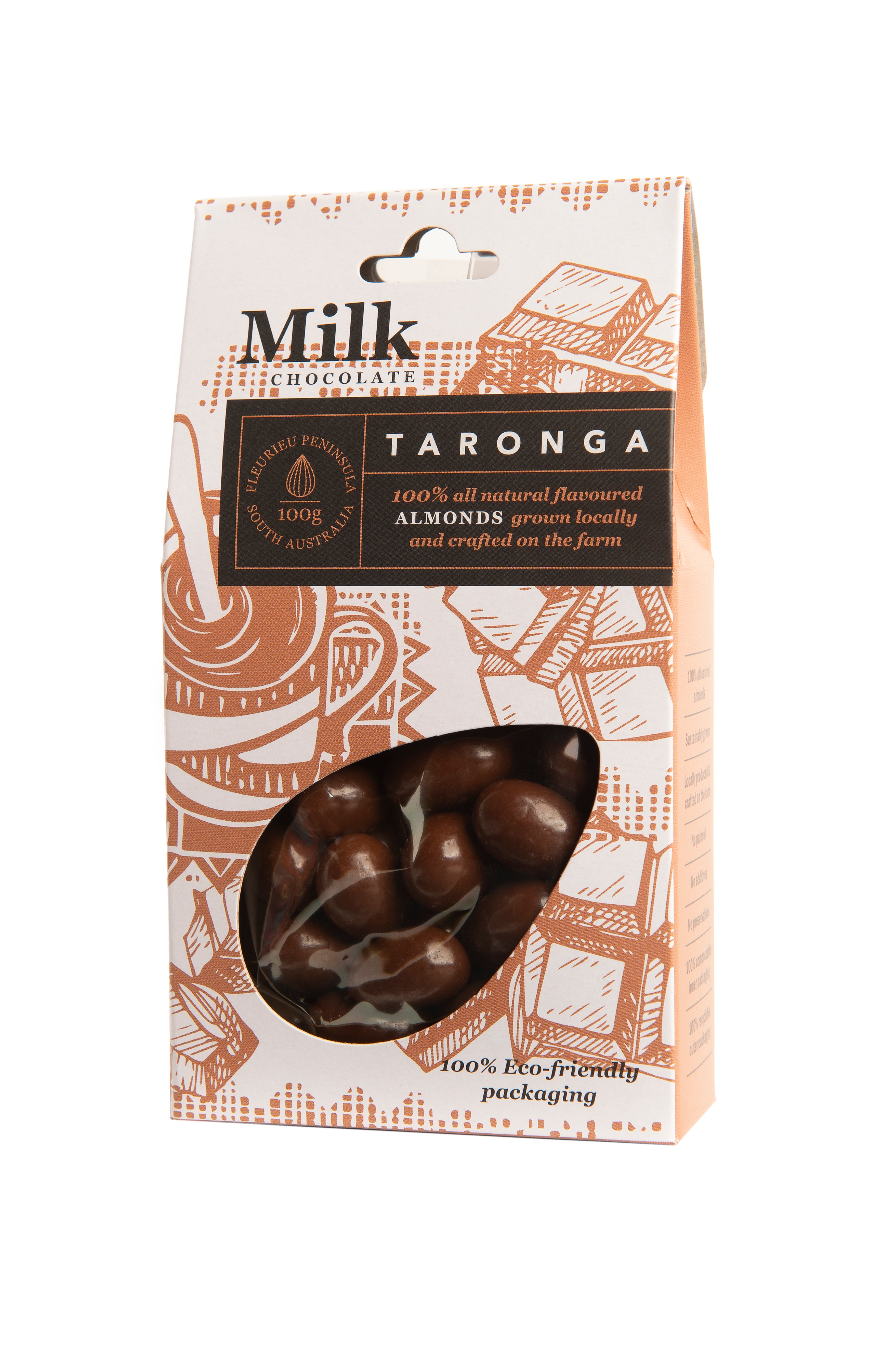 Taronga Almonds - Milk Chocolate Almonds