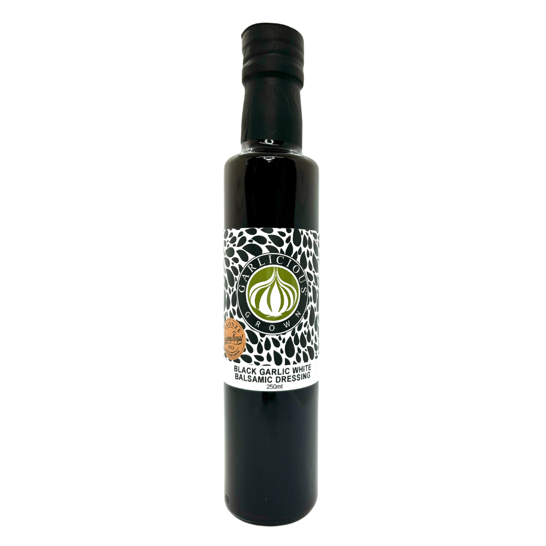 Garlicious Grown - Black Garlic White Balsamic Dressing 250mL