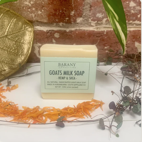 Barany Naturals - Hemp & Shea Goats Milk Body Bar