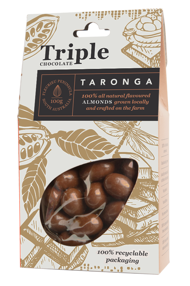 Taronga Almonds - Triple Chocolate Almonds