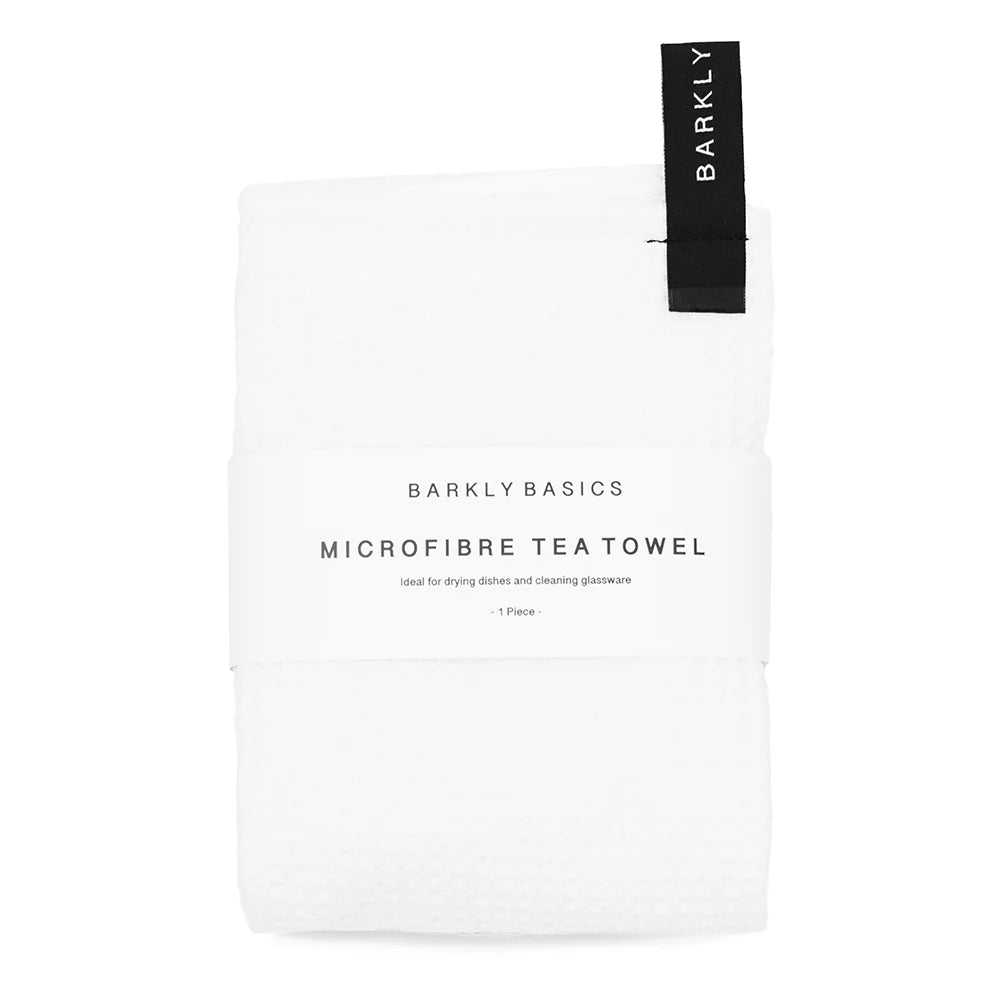 Barkly Basics - White Microfibre Tea Towel