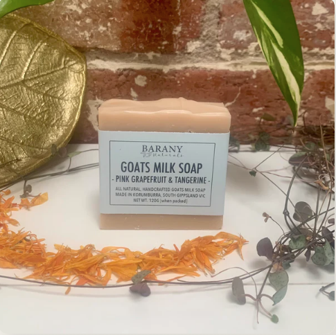 Barany Naturals - Pink Grapefruit & Tangerine Goats Milk Body Bar