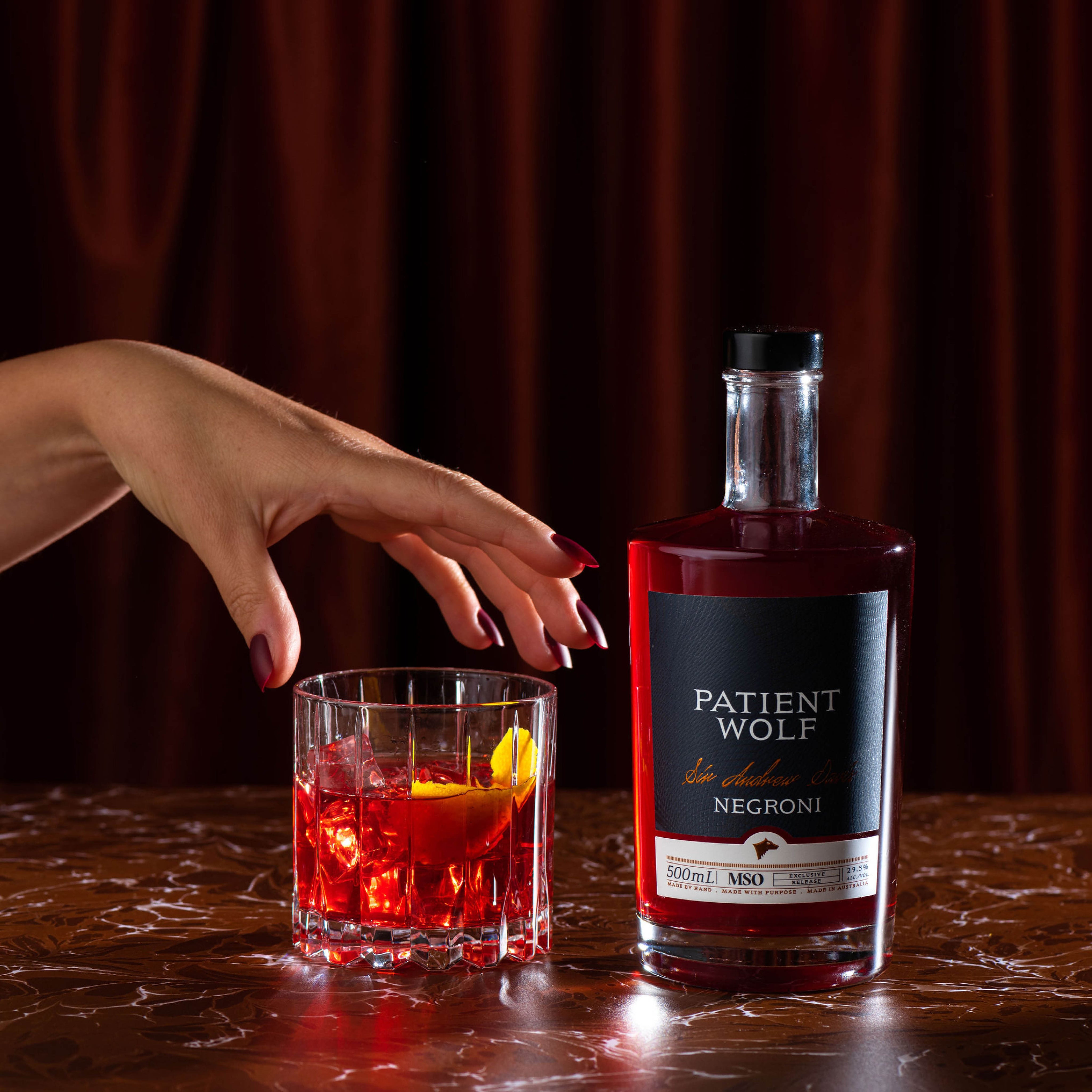 Patient Wolf Distilling Co - Bottled Cocktail - Negroni - 500ml | 29.5%