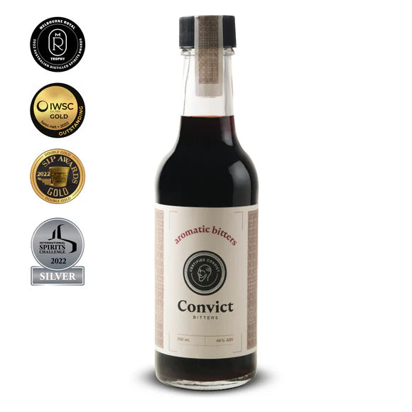 Convict Bitters - Inspirited, Convict Aromatic Bitters, 250mL