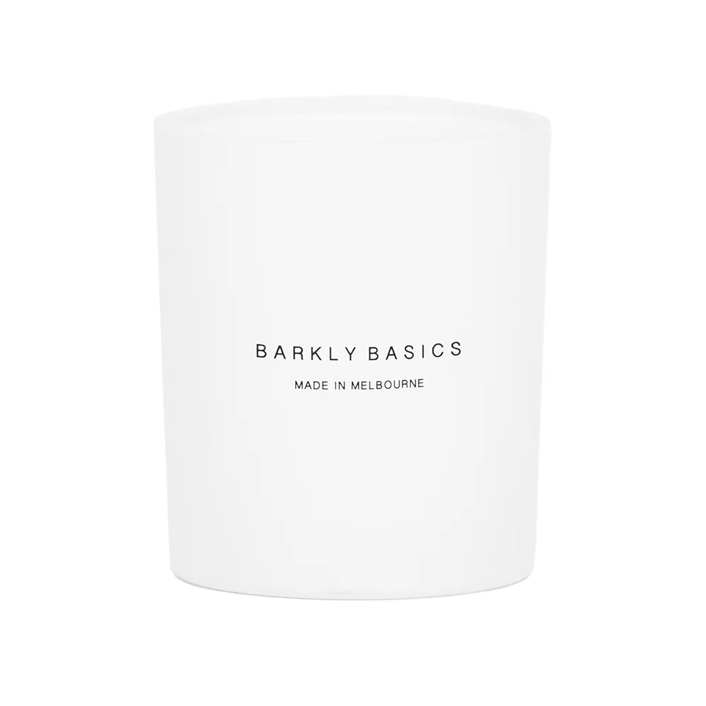 Barkly Basics - White Candle - Lemongrass & Lime