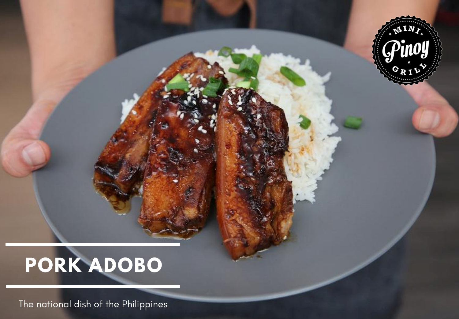 Mini Pinoy Grill Pork Adobo