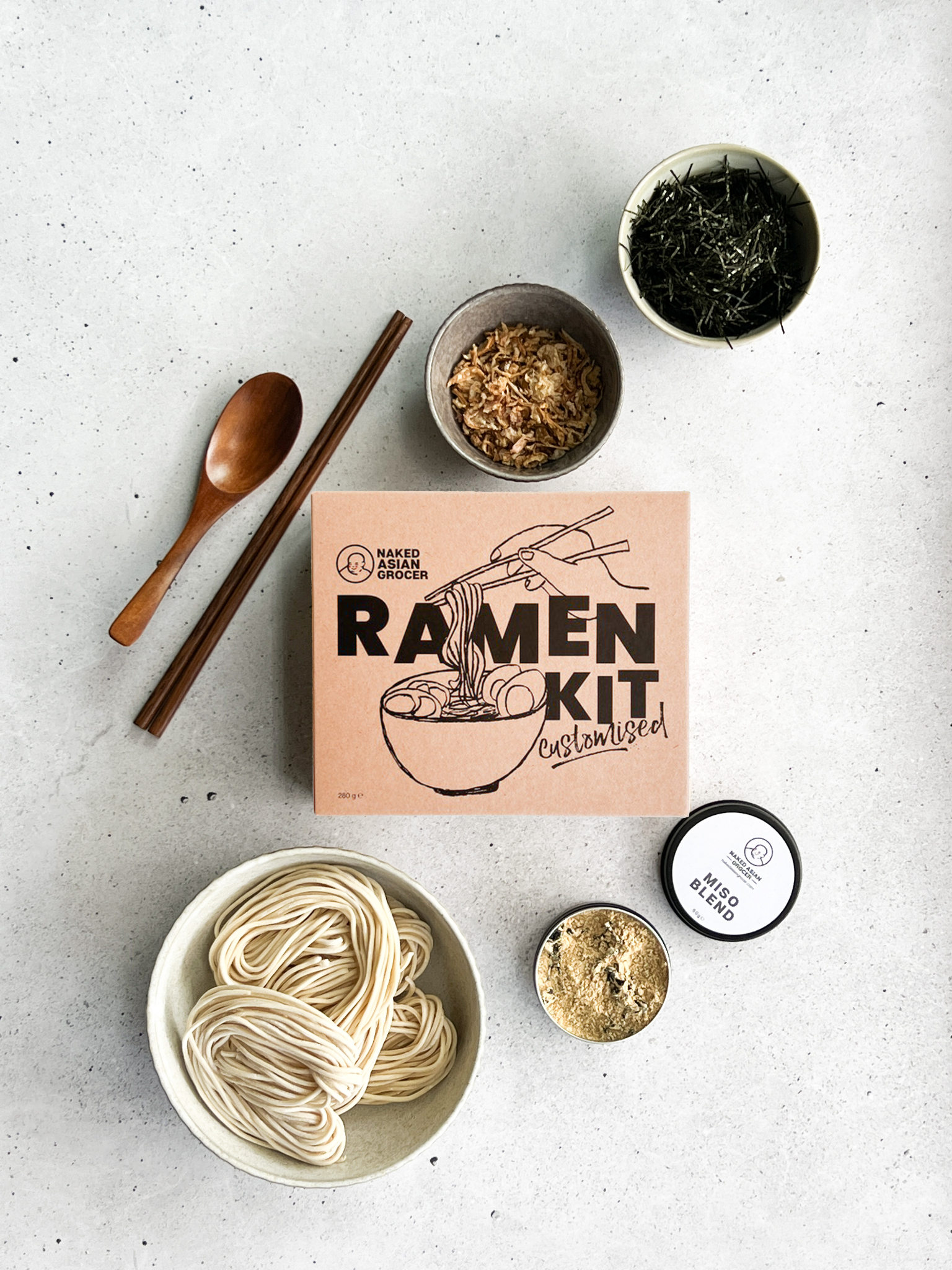 Naked Asian Grocer - Ramen Kit (Ramen + Miso)