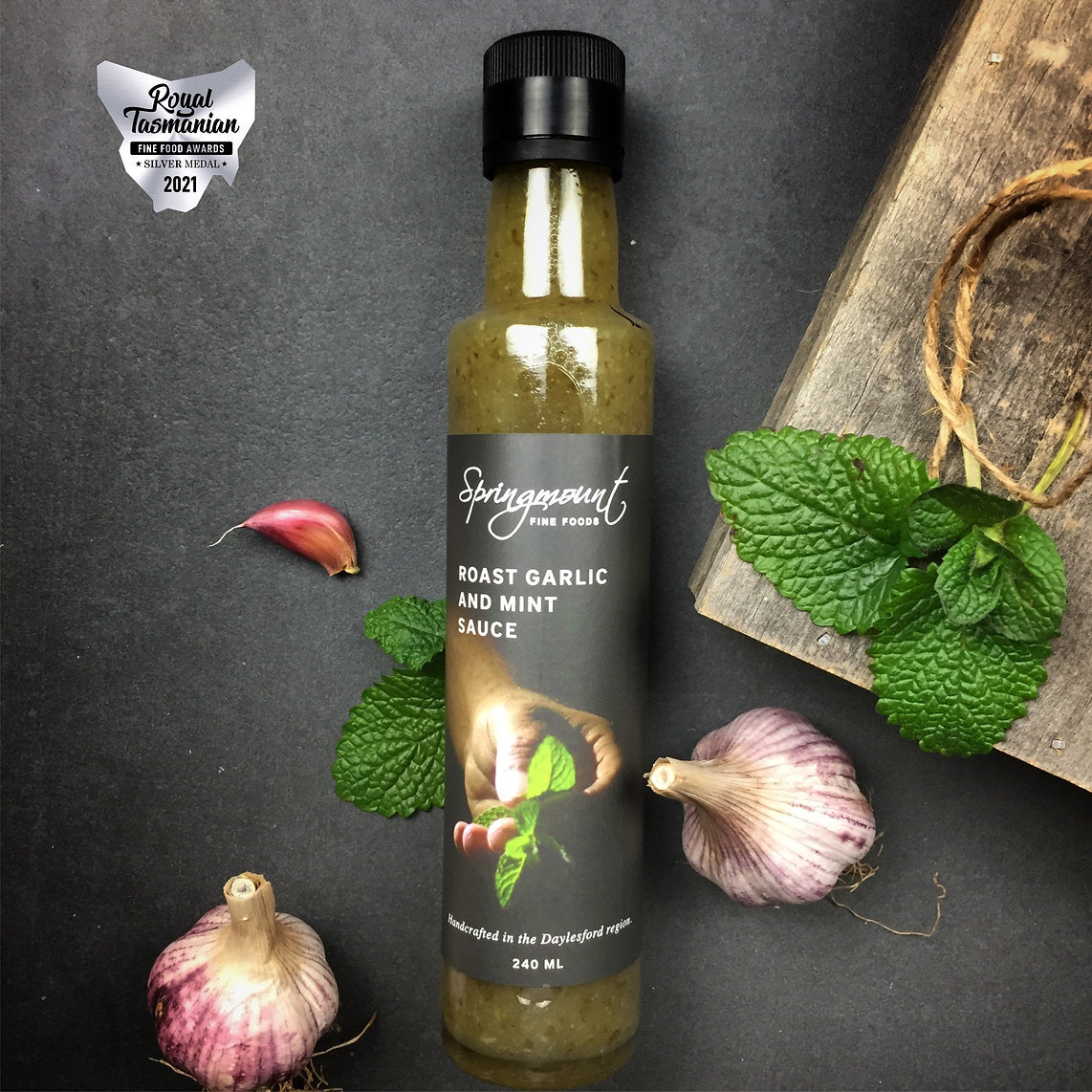 Springmount Fine Foods - Roast Garlic & Mint Sauce