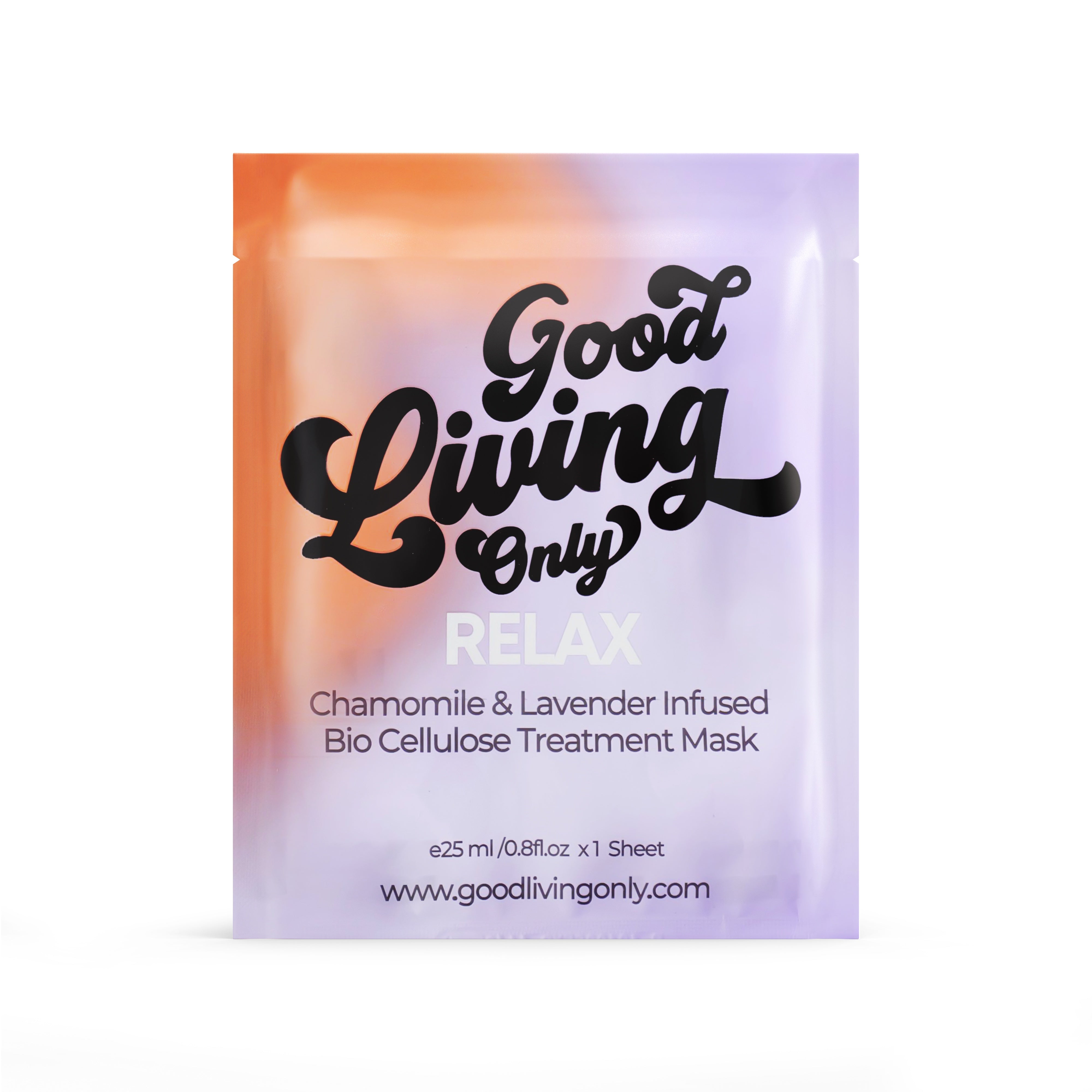 Good Living Only - RELAX - Bio Cellulose Treatment Mask