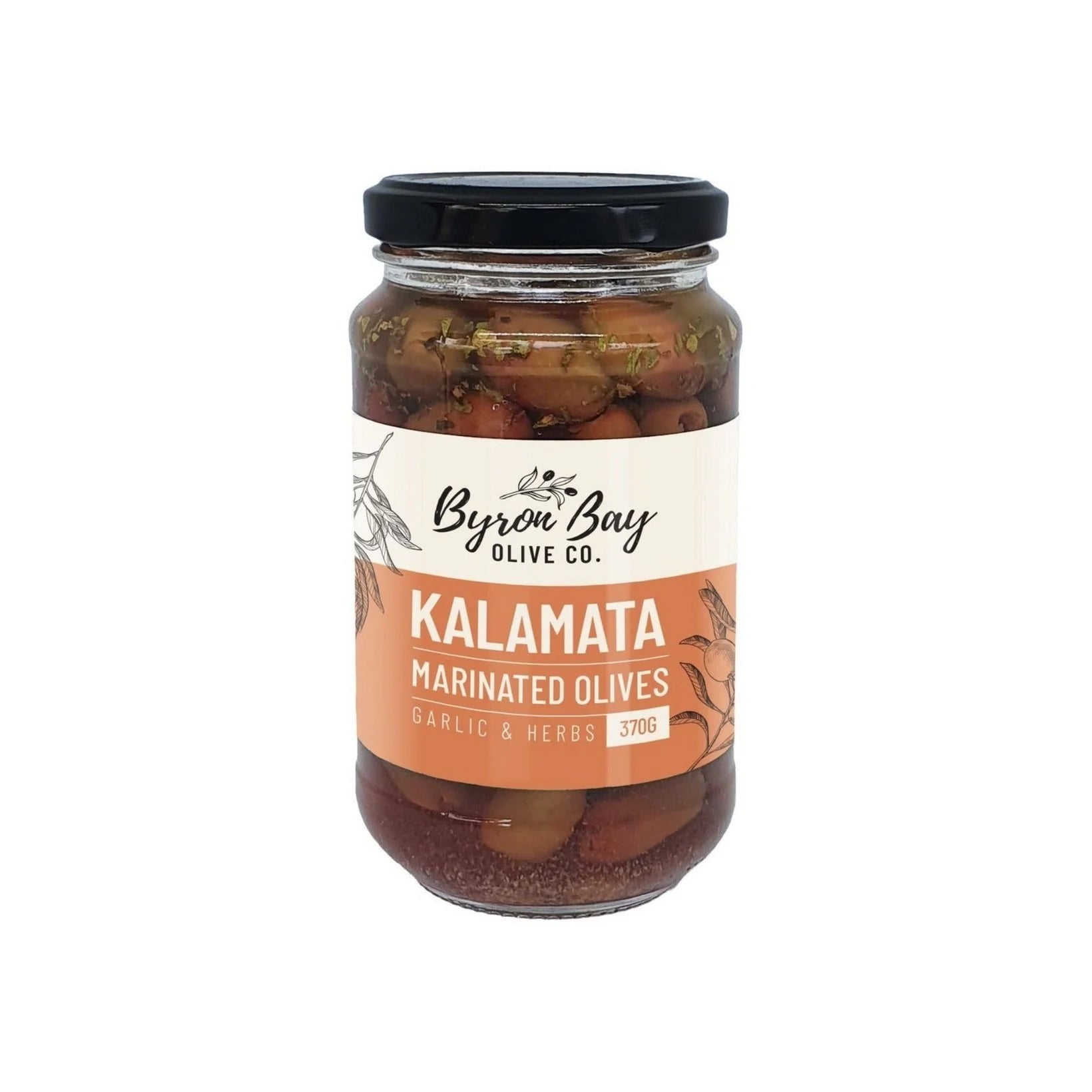 Byron Bay Olive Company - Pitted Kalamata Olives / Herbs & Garlic