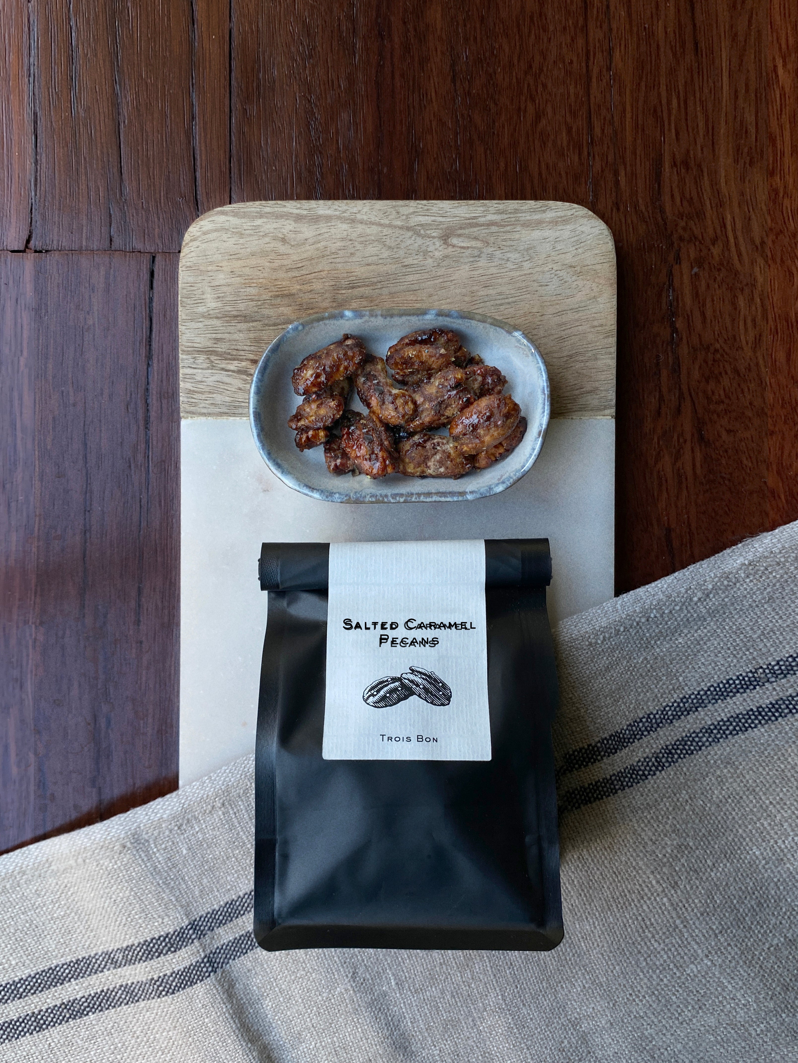 Trois Bon - Salted Caramel Pecans